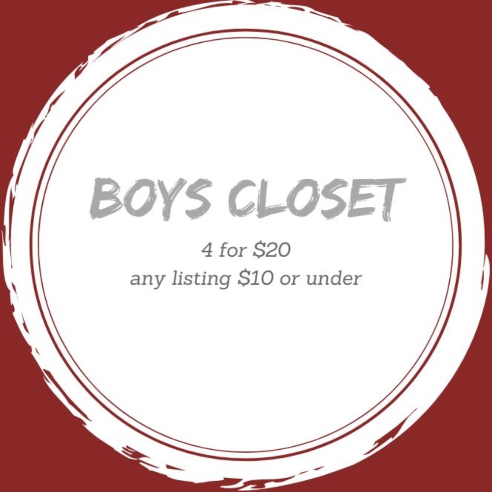 Boys Closet 4 for $20 SALE